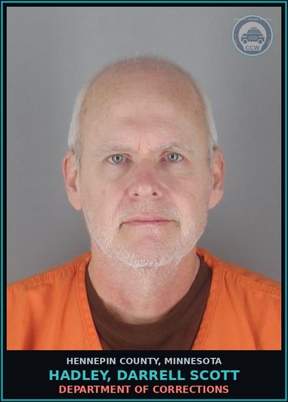 CCW arrest card for HADLEY, DARRELL SCOTT in Hennepin County: DEPARTMENT OF CORRECTIONS