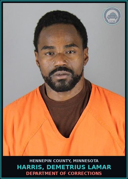 CCW arrest card for HARRIS, DEMETRIUS LAMAR in Hennepin County: DEPARTMENT OF CORRECTIONS