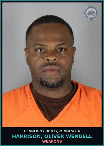 CCW arrest card for HARRISON, OLIVER WENDELL in Hennepin County: DWI