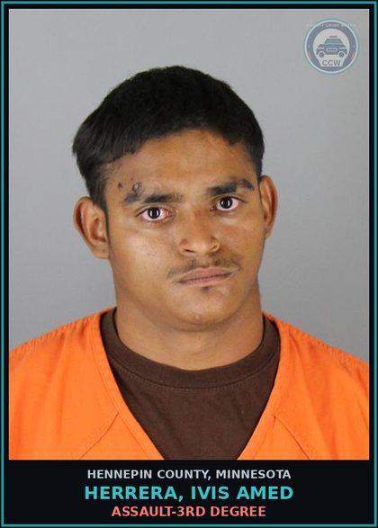 CCW arrest card for HERRERA, IVIS AMED in Hennepin County: ASSAULT-3RD DEGREE