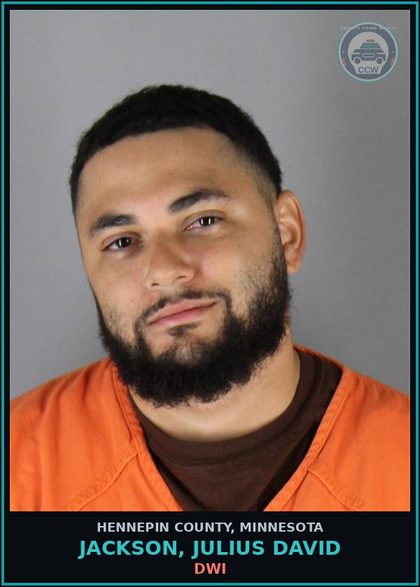 CCW arrest card for JACKSON, JULIUS DAVID in Hennepin County: DWI