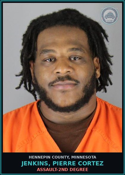 CCW arrest card for JENKINS, PIERRE CORTEZ in Hennepin County: ASSAULT-2ND DEGREE