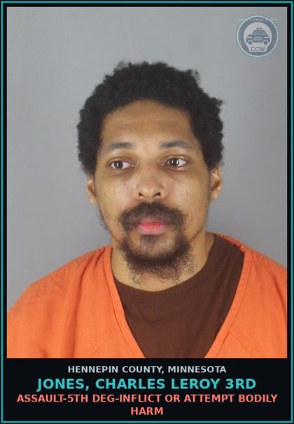 CCW arrest card for JONES, CHARLES LEROY 3RD in Hennepin County: FINANCIAL TRANSACTION CARD FRAUD-USE-NO CONSENT