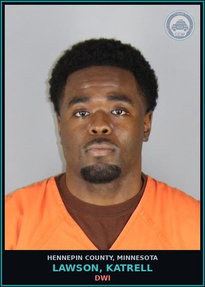 CCW arrest card for LAWSON, KATRELL in Hennepin County: DWI