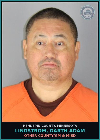 CCW arrest card for LINDSTROM, GARTH ADAM in Hennepin County: OTHER COUNTY/GM & MISD