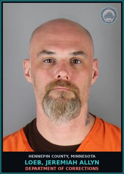 CCW arrest card for LOEB, JEREMIAH ALLYN in Hennepin County: DEPARTMENT OF CORRECTIONS