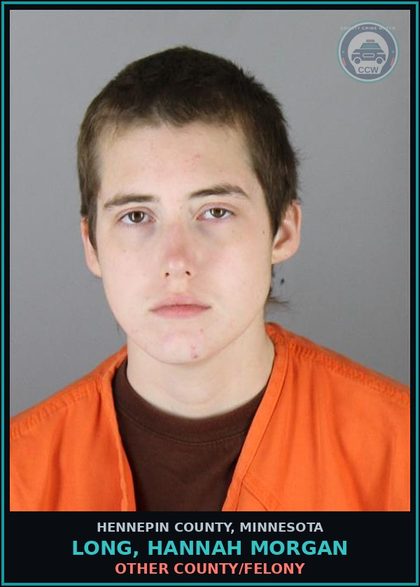 CCW arrest card for LONG, HANNAH MORGAN in Hennepin County: OTHER COUNTY/FELONY