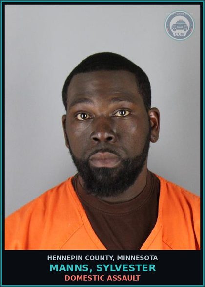 CCW arrest card for MANNS, SYLVESTER in Hennepin County: DOMESTIC ASSAULT