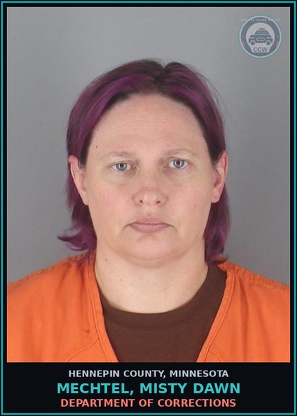 CCW arrest card for MECHTEL, MISTY DAWN in Hennepin County: DEPARTMENT OF CORRECTIONS