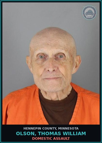 CCW arrest card for OLSON, THOMAS WILLIAM in Hennepin County: DOMESTIC ASSAULT