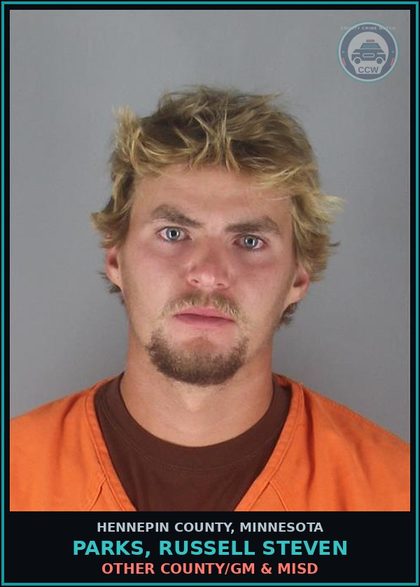 CCW arrest card for PARKS, RUSSELL STEVEN in Hennepin County: OTHER COUNTY/GM & MISD