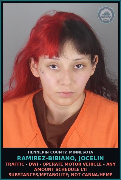 CCW arrest card for RAMIREZ-BIBIANO, JOCELIN in Hennepin County: DRUGS - 1ST DEGREE - SALE - 17 GRAMS OR MORE-COCAINE OR METH W/IN 90-DAY PERIOD