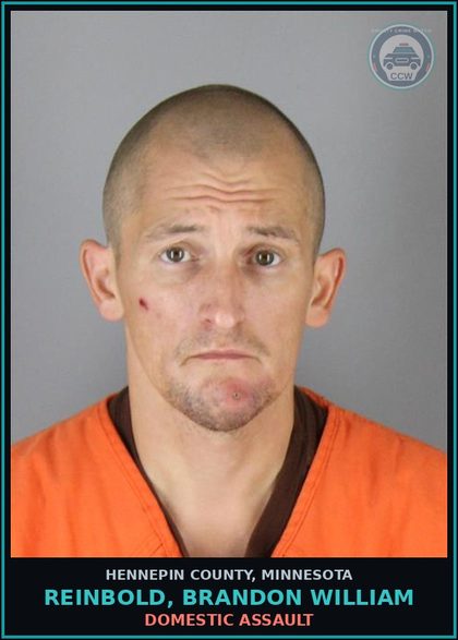 CCW arrest card for REINBOLD, BRANDON WILLIAM in Hennepin County: DOMESTIC ASSAULT