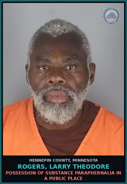 CCW arrest card for ROGERS, LARRY THEODORE in Hennepin County: PREDATORY OFFENDERS - REGISTRATION REQUIRED