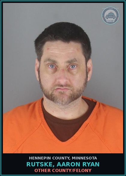 CCW arrest card for RUTSKE, AARON RYAN in Hennepin County: RECEIVING STOLEN PROPERTY