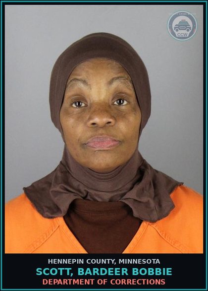CCW arrest card for SCOTT, BARDEER BOBBIE in Hennepin County: DEPARTMENT OF CORRECTIONS
