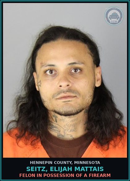 CCW arrest card for SEITZ, ELIJAH MATTAIS in Hennepin County: DWI
