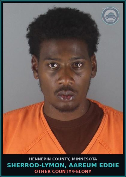 CCW arrest card for SHERROD-LYMON, AAREUM EDDIE in Hennepin County: contr substance/NARCOTICS