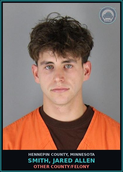 CCW arrest card for SMITH, JARED ALLEN in Hennepin County: OTHER COUNTY/FELONY