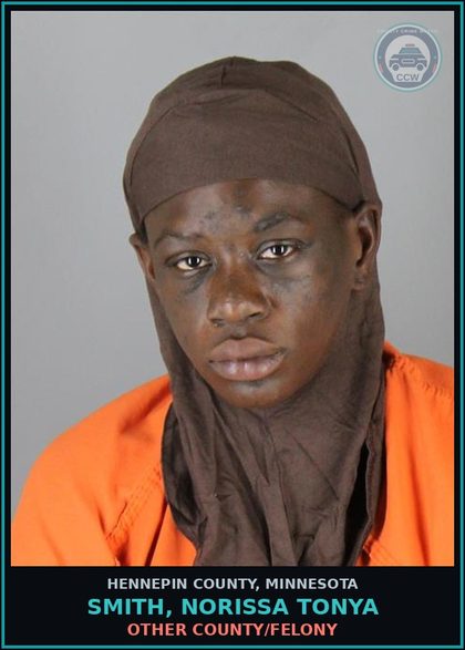 CCW arrest card for SMITH, NORISSA TONYA in Hennepin County: FALSE INFORMATION TO POLICE - NAME OF ANOTHER