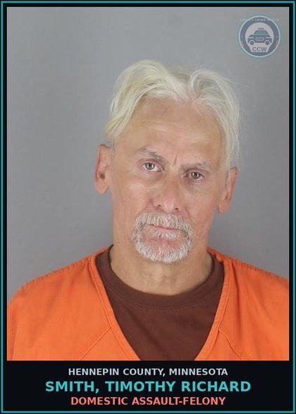 CCW arrest card for SMITH, TIMOTHY RICHARD in Hennepin County: DOMESTIC ASSAULT-FELONY