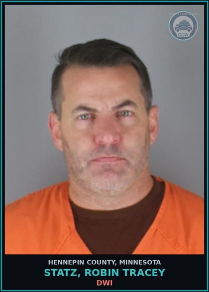 CCW arrest card for STATZ, ROBIN TRACEY in Hennepin County: DWI