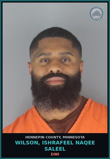 CCW arrest card for WILSON, ISHRAFEEL NAQEE SALEEL in Hennepin County: DWI