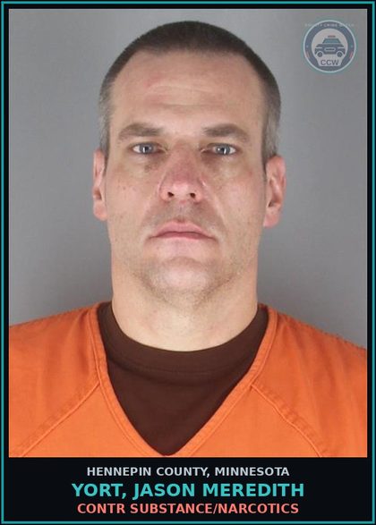 CCW arrest card for YORT, JASON MEREDITH in Hennepin County: contr substance/NARCOTICS