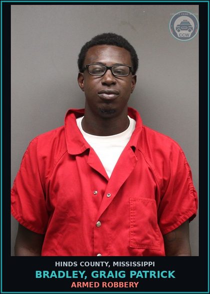 CCW arrest card for Bradley, Graig Patrick in Hinds County: AGGRAVATED ASSAULT