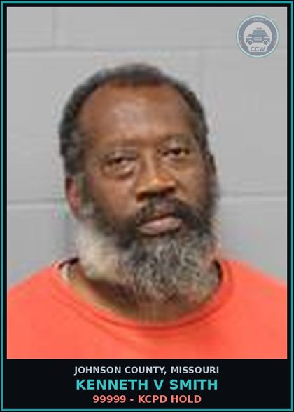 CCW arrest card for Kenneth V Smith in Johnson County: 99999 - KCPD HOLD