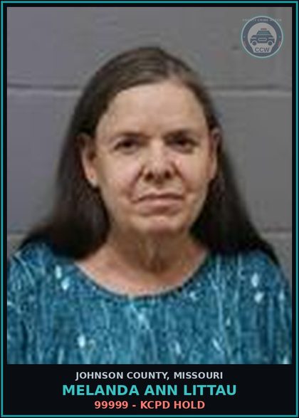 CCW arrest card for Melanda Ann Littau in Johnson County: 99999 - KCPD HOLD