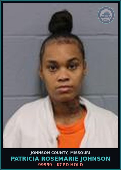 CCW arrest card for Patricia Rosemarie Johnson in Johnson County: 99999 - KCPD HOLD