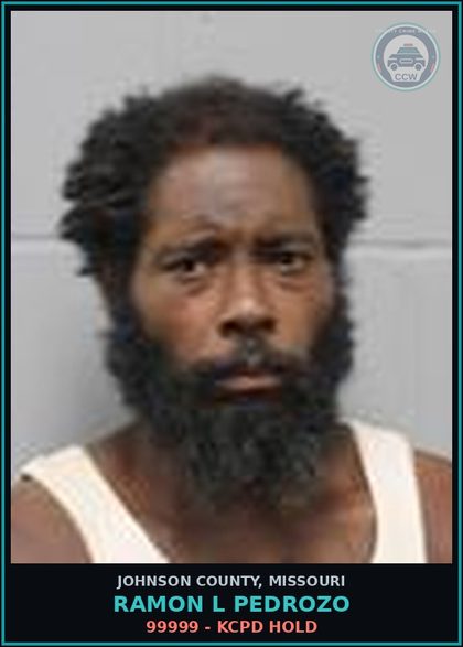 CCW arrest card for Ramon L Pedrozo in Johnson County: 99999 - KCPD HOLD