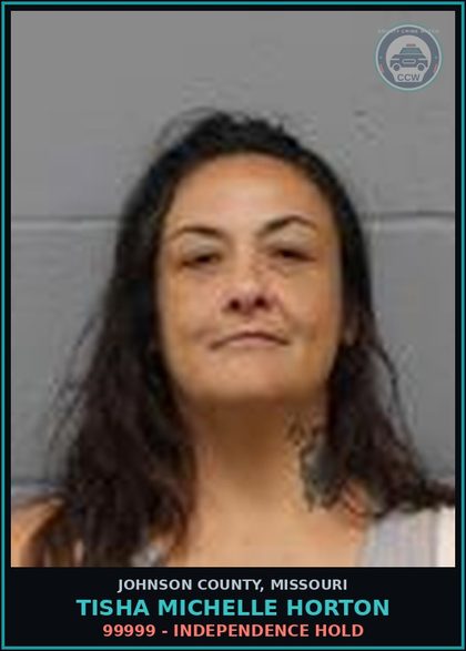 CCW arrest card for Tisha Michelle Horton in Johnson County: 99999 - INDEPENDENCE HOLD