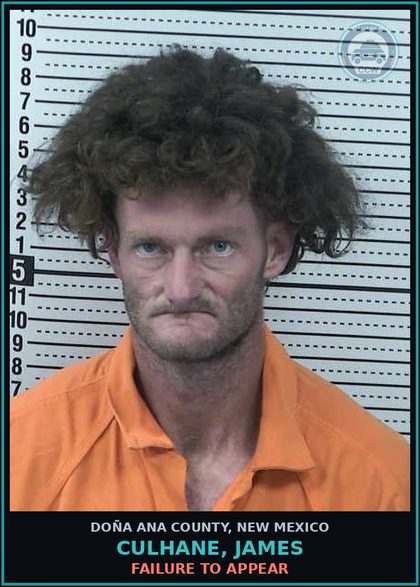 CCW arrest card for Culhane, James in Doña Ana County: Failure to Appear
