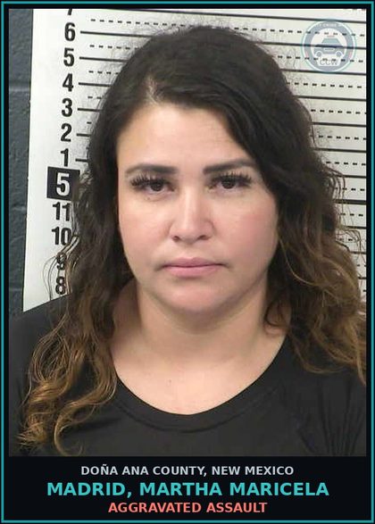 CCW arrest card for Madrid, Martha Maricela in Doña Ana County: Tampering With Evidence