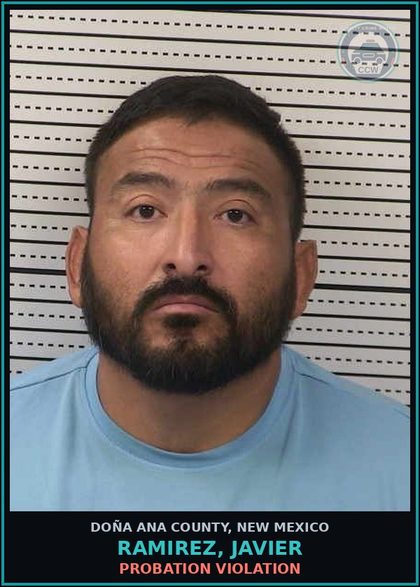 CCW arrest card for Ramirez, Javier in Doña Ana County: PROBATION VIOLATION