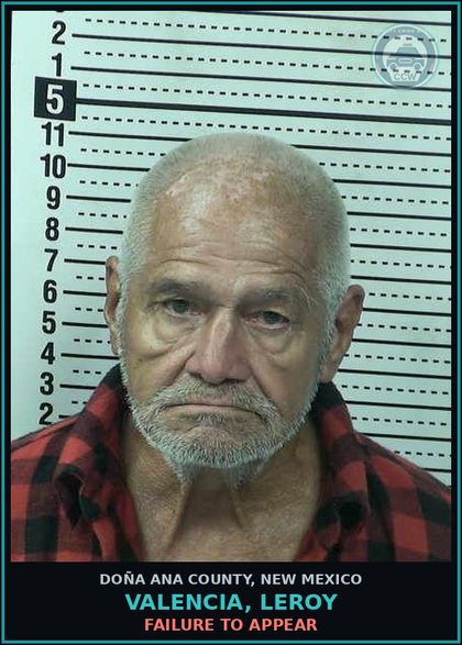 CCW arrest card for Valencia, Leroy in Doña Ana County: Failure to Appear