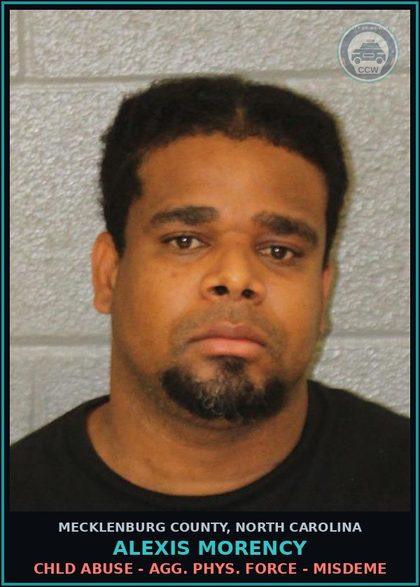 CCW arrest card for ALEXIS MORENCY in Mecklenburg County: ASSAULT ON A FEMALE