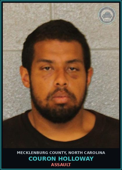 CCW arrest card for COURON HOLLOWAY in Mecklenburg County: INDECENT LIBERTIES WITH chld