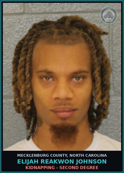 CCW arrest card for ELIJAH REAKWON JOHNSON in Mecklenburg County: LARCENY OF MOTOR VEHICLE (FELONY)