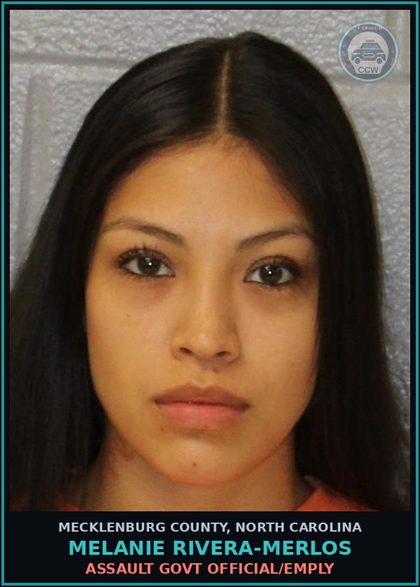 CCW arrest card for MELANIE RIVERA-MERLOS in Mecklenburg County: DRIVING WHILE IMPAIRED