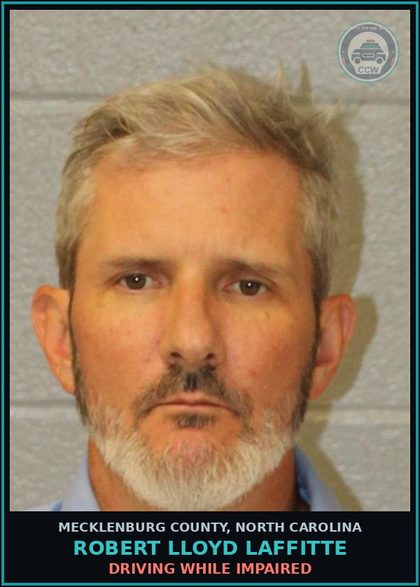 CCW arrest card for ROBERT LLOYD LAFFITTE in Mecklenburg County: DRIVING WHILE IMPAIRED