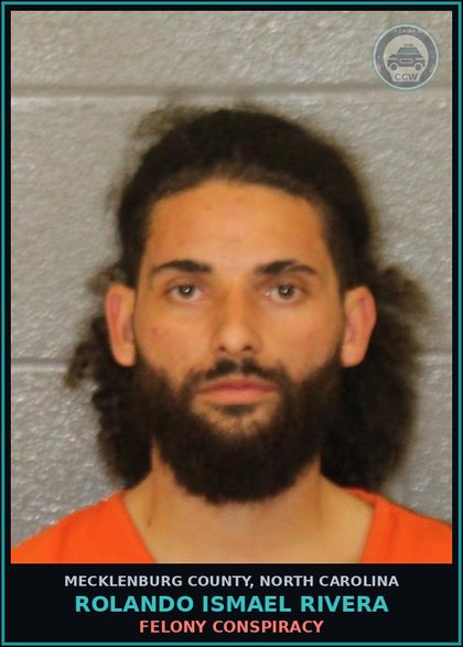 CCW arrest card for ROLANDO ISMAEL RIVERA in Mecklenburg County: AWDW INTENT TO KILL