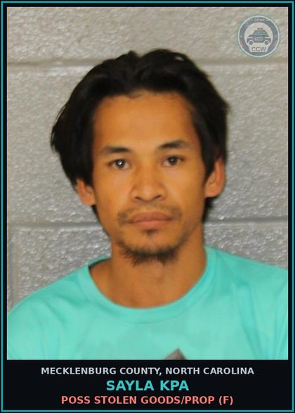 CCW arrest card for SAYLA KPA in Mecklenburg County: MISDEMEANOR LARCENY