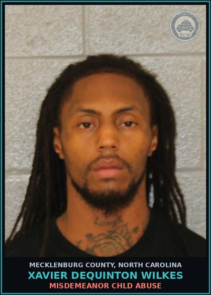 CCW arrest card for XAVIER DEQUINTON WILKES in Mecklenburg County: DRIVING WHILE IMPAIRED