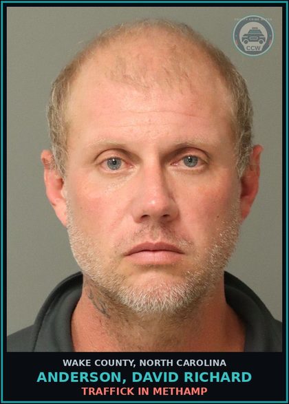 CCW arrest card for Anderson, David Richard in Wake County: DV PROTECTIVE ORDER VIOL (M)