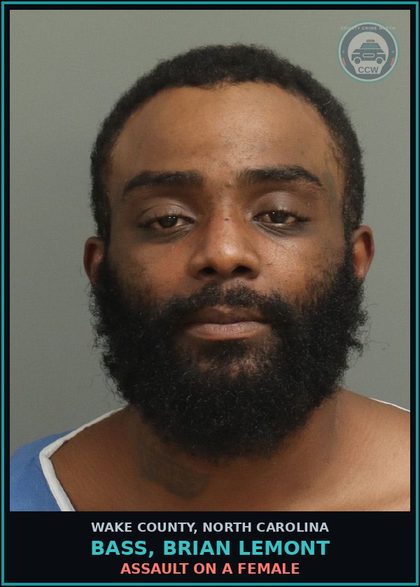 CCW arrest card for Bass, Brian Lemont in Wake County: MISD CRIME OF DOM VIOLENCE