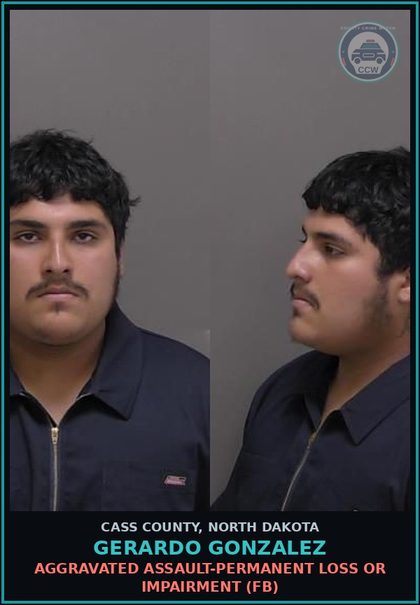CCW arrest card for Gerardo Gonzalez in Cass County: Aggravated assault-Permanent loss or impairment (FB)