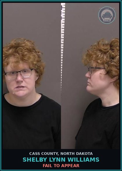 CCW arrest card for Shelby Lynn Williams in Cass County: FAIL TO APPEAR